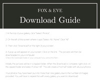 Download Instructions + Copyright Release